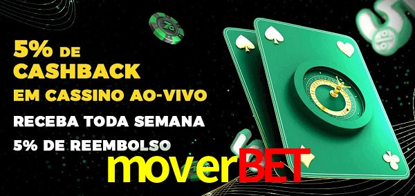 Promoções do cassino ao Vivo moverbet